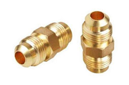 brass flare union